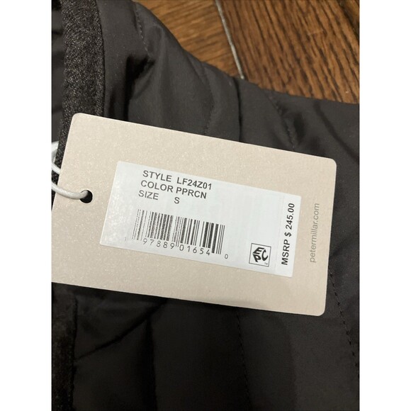 Peter Millar Womens Scout Quilted Travel Vest Small Brown Sleeveless NWT - Picture 3 of 4